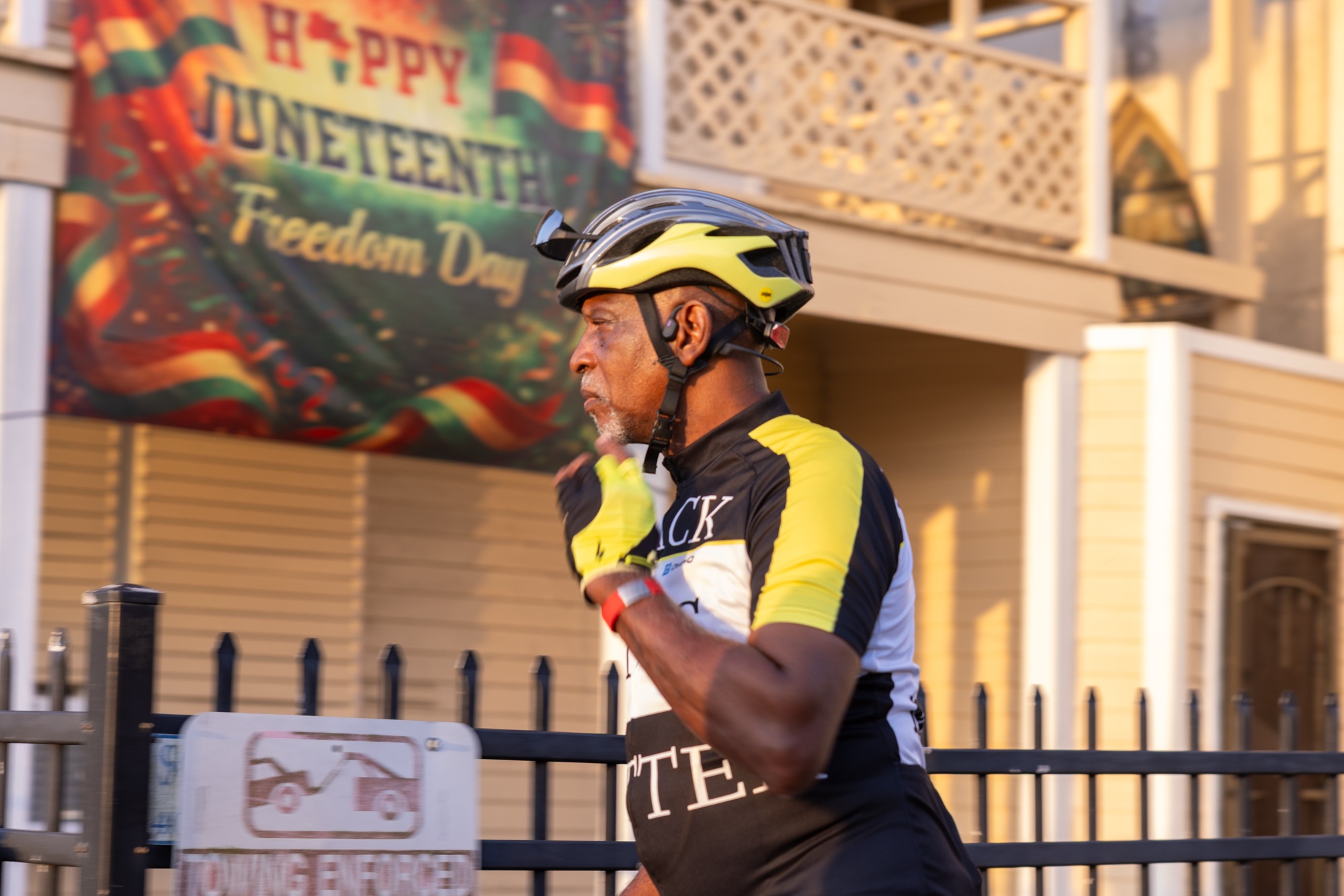 Photo from the Emancipation Trail Bike Ride
