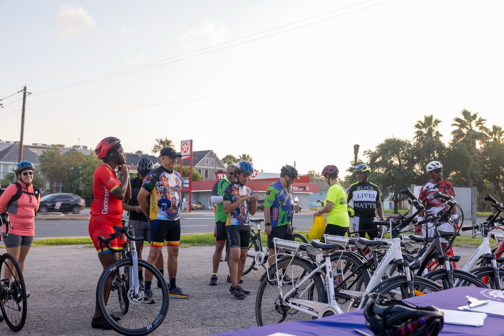 Photo from the Emancipation Trail Bike Ride
