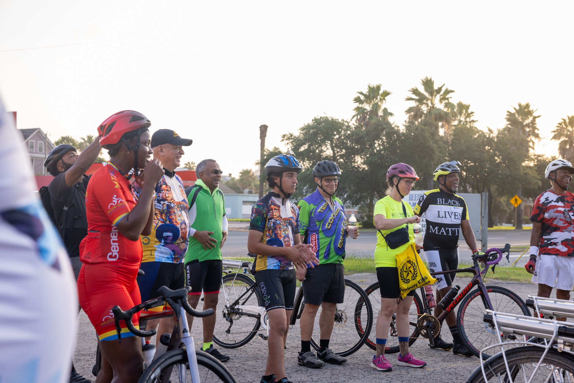 Photo from the Emancipation Trail Bike Ride