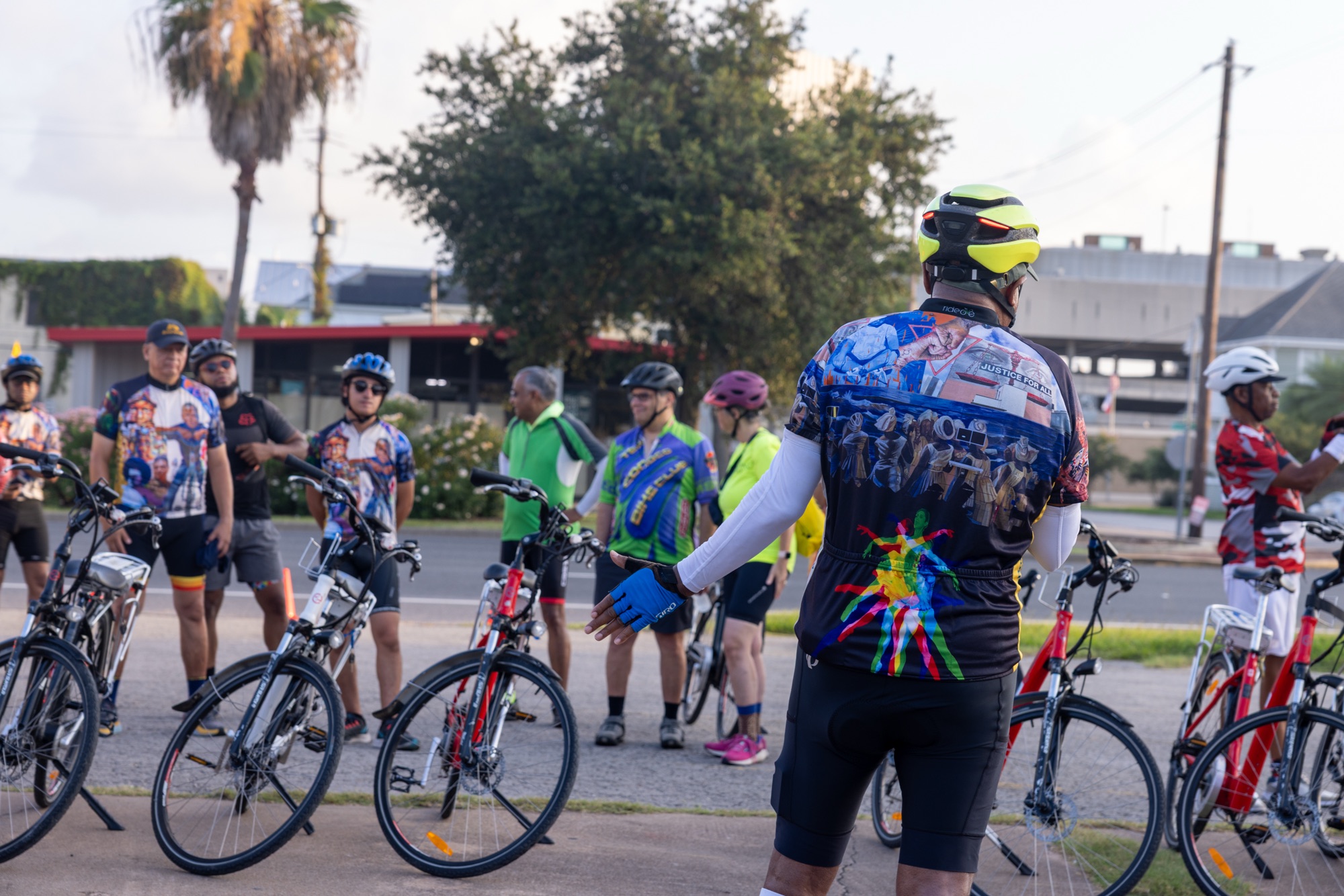 Photo from the Emancipation Trail Bike Ride