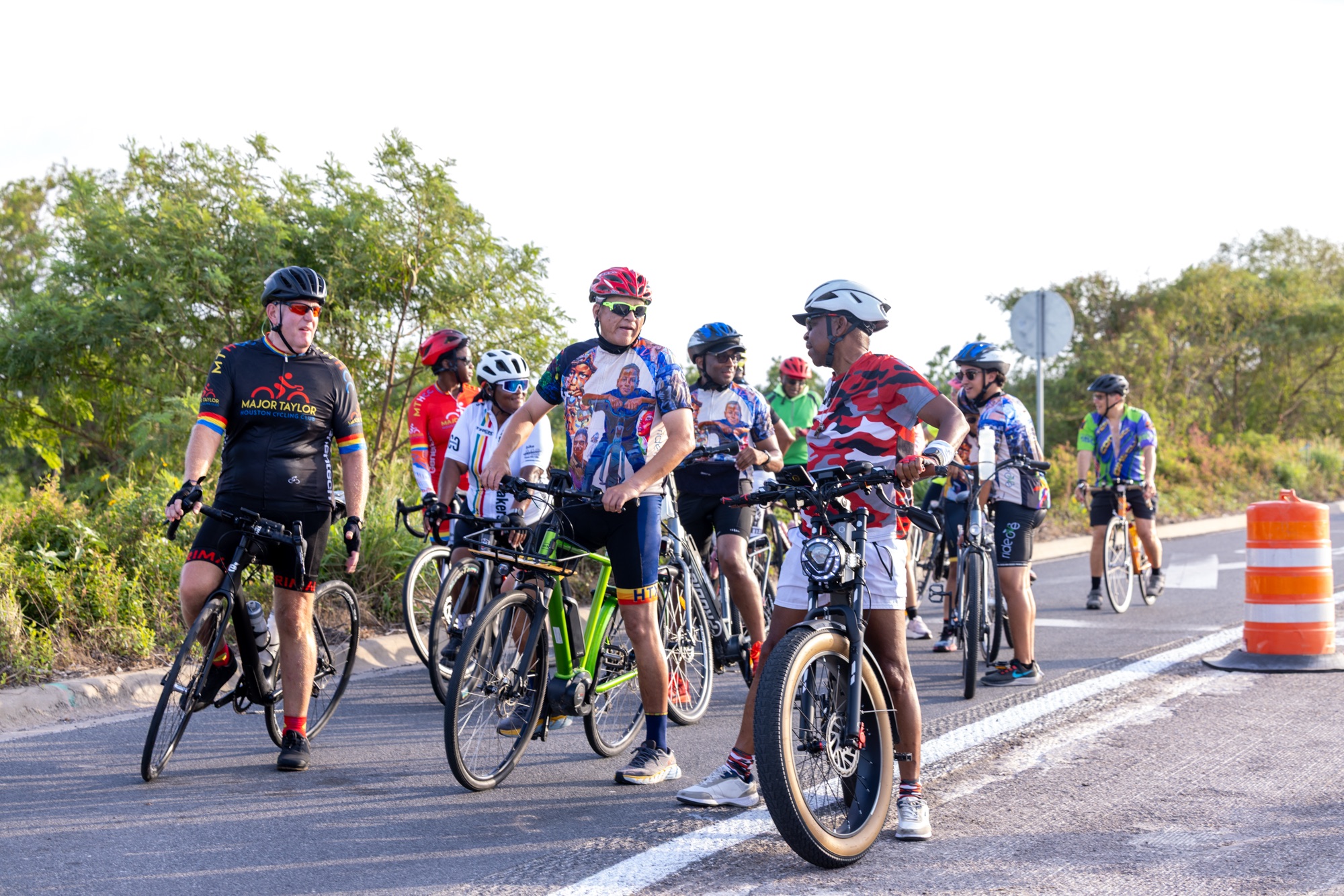 Photo from the Emancipation Trail Bike Ride