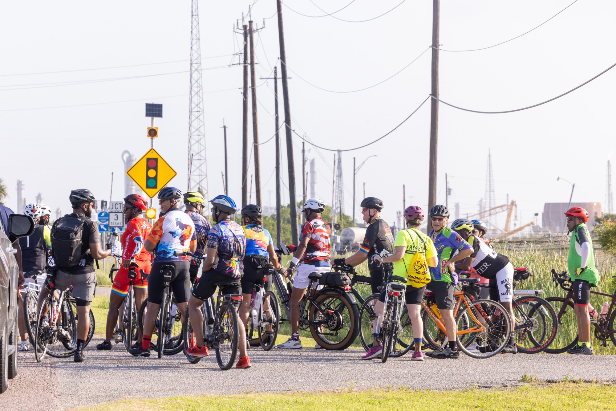 Photo from the Emancipation Trail Bike Ride