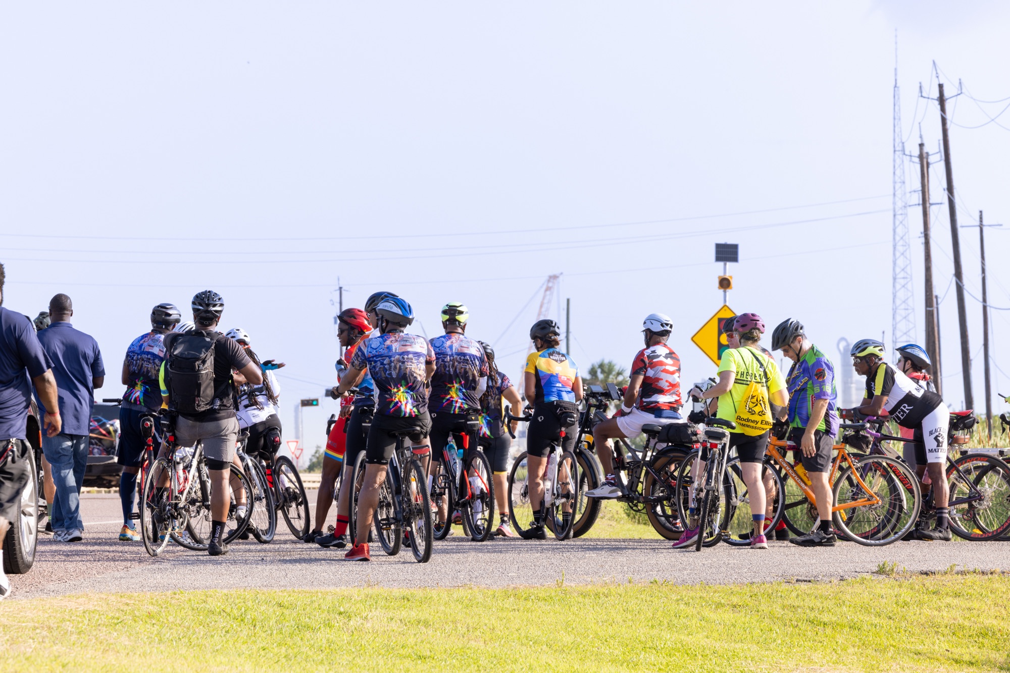 Photo from the Emancipation Trail Bike Ride