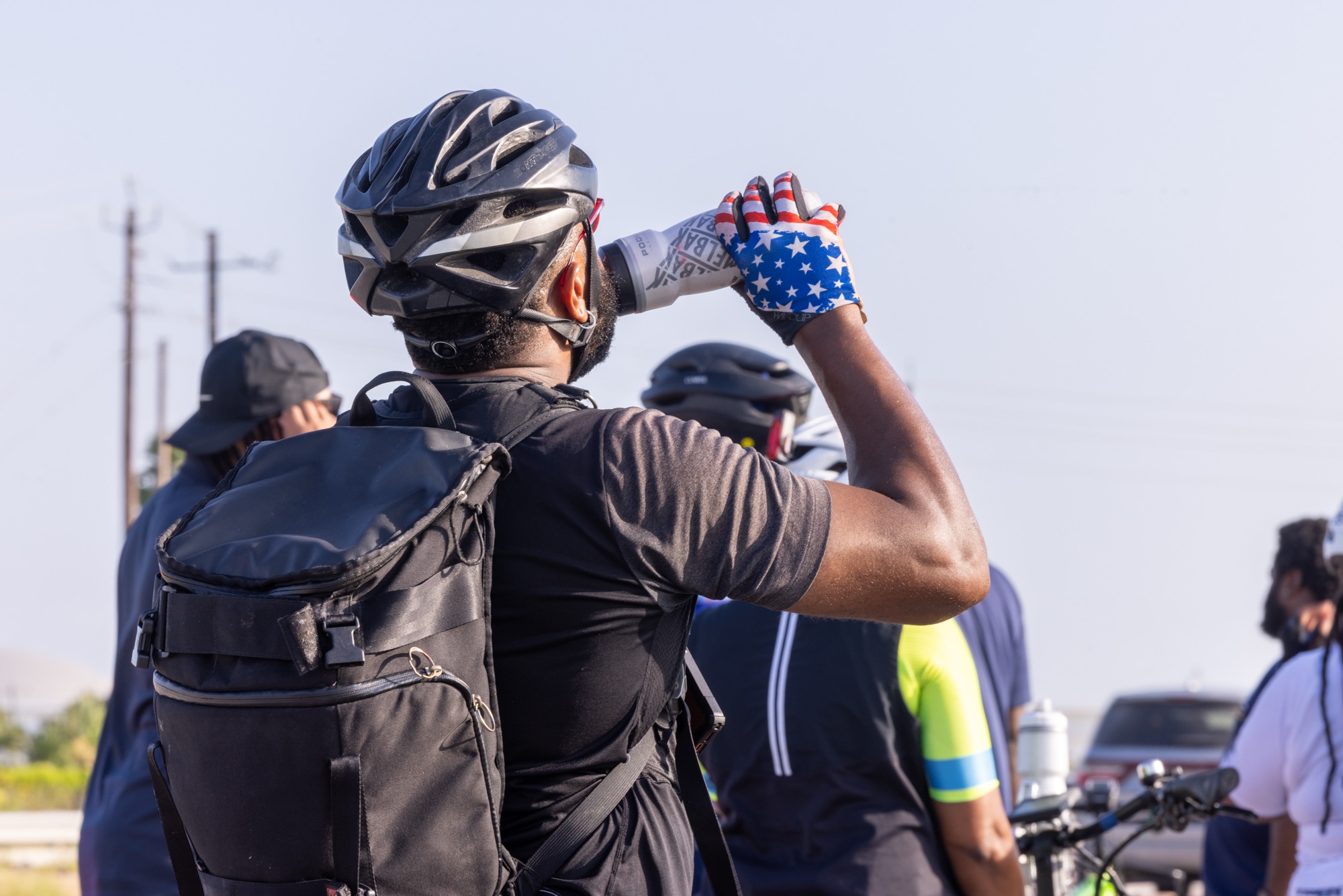 Photo from the Emancipation Trail Bike Ride