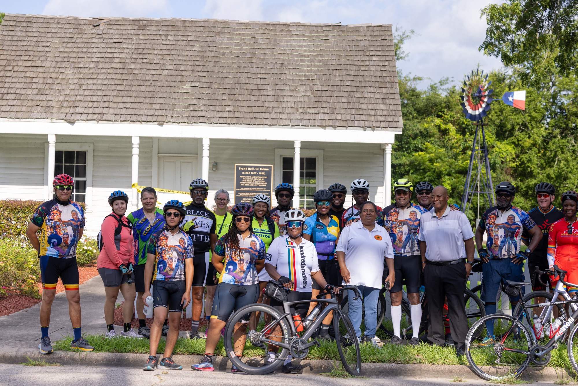 Photo from the Emancipation Trail Bike Ride