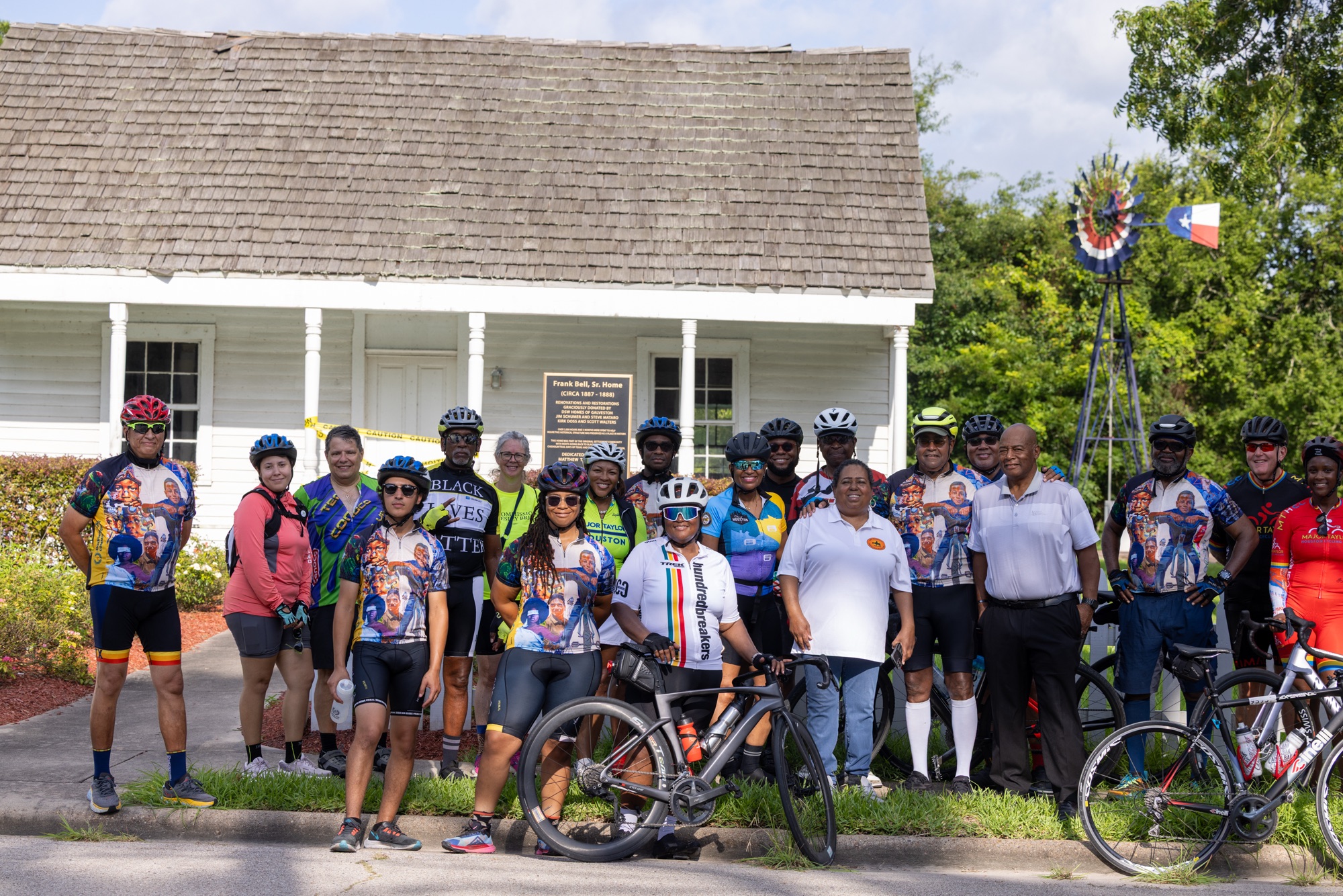 Photo from the Emancipation Trail Bike Ride