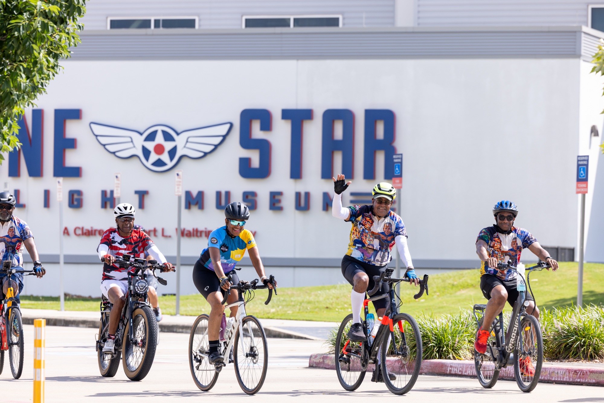 Photo from the Emancipation Trail Bike Ride
