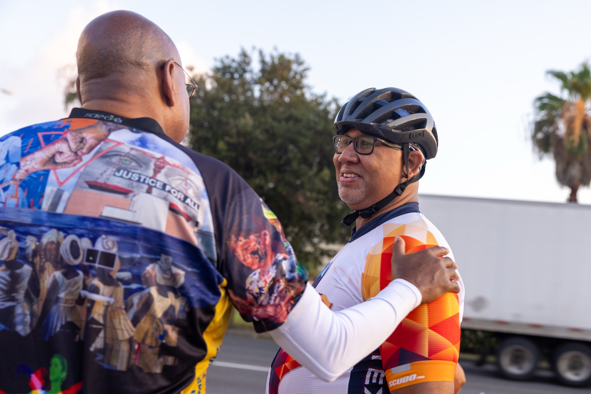 Photo from the Emancipation Trail Bike Ride